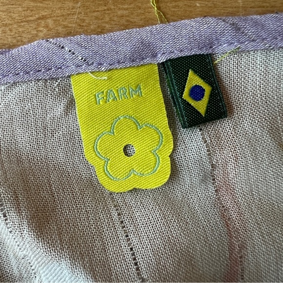 FARM RIO ANTHROPOLOGIE TOP SZ S SWING TANK FLORAL SUMMER HAWAIIAN COQUETTE GIRLY - Picture 10 of 11